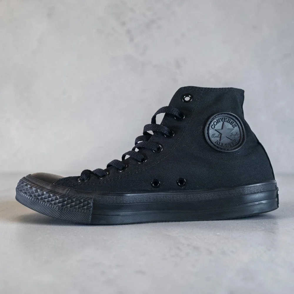 Converse Chuck Taylor All Star High Top Triple Black - M3310 Womens 10 / Mens 8